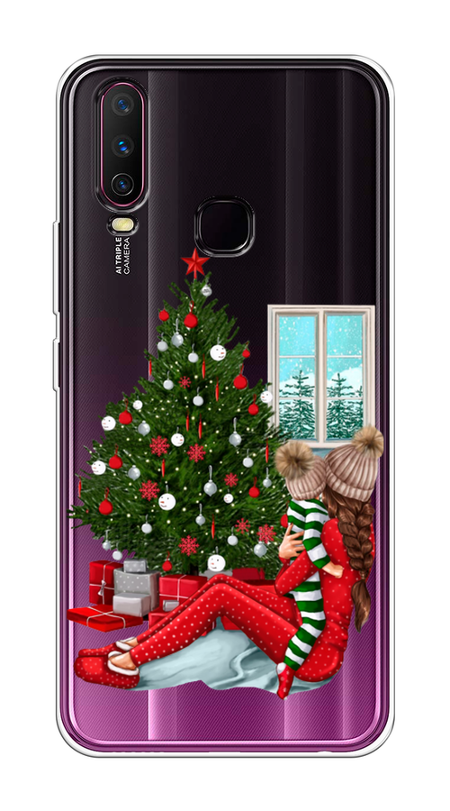 

Чехол на Vivo Y12/Y17 "Новый год с мамой", Красный;зеленый;голубой, 261750-6