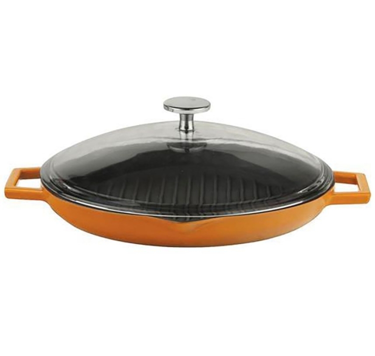 Сковорода-гриль, 26 см. оранжевого цвета Lava