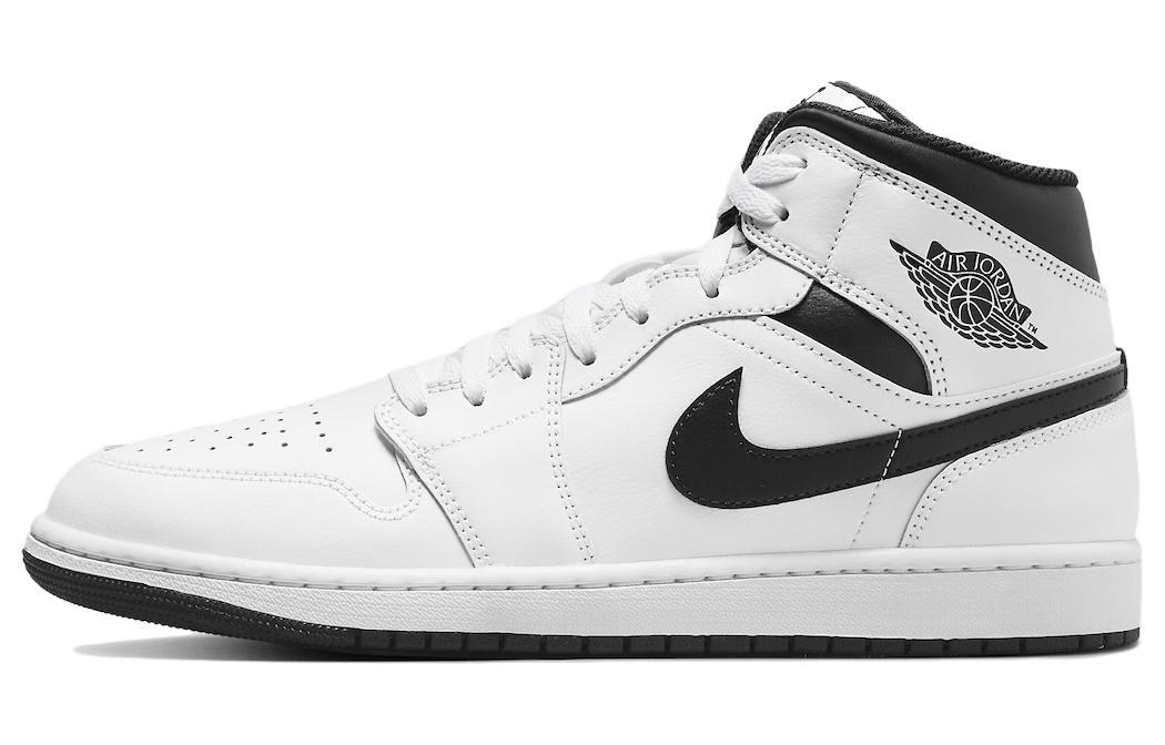 

Кеды унисекс Jordan Air Jordan 1 Mid белые 43 EU, Белый, Air Jordan 1 Mid