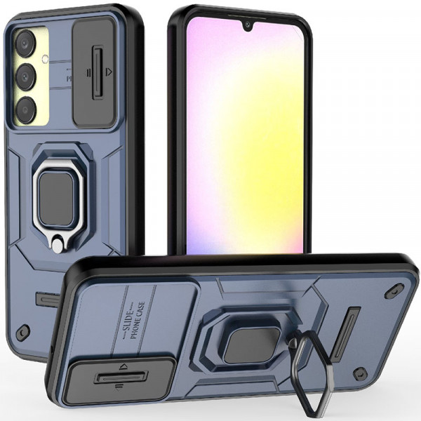 

Чехол RosCase Transformer Ring Holder для Samsung Galaxy A25, Синий