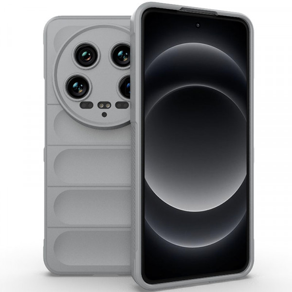 

Чехол RosCase Flex Silicone для Xiaomi Mi 14 Ultra, Серый