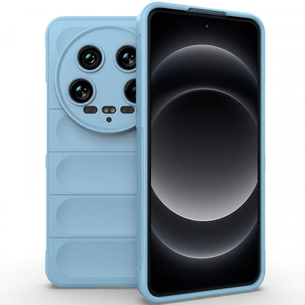 

Чехол RosCase Flex Silicone для Xiaomi Mi 14 Ultra, Голубой