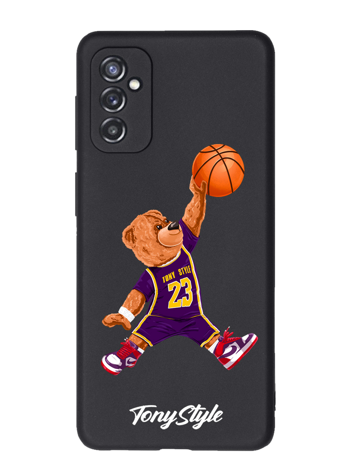 

Чехол Tony Style Samsung Galaxy M52 Tony Style баскетболист с мячом, Фиолетовый;коричневый;желтый;оранжевый, Samsung Galaxy M52 Tony Style Джордан Jordan