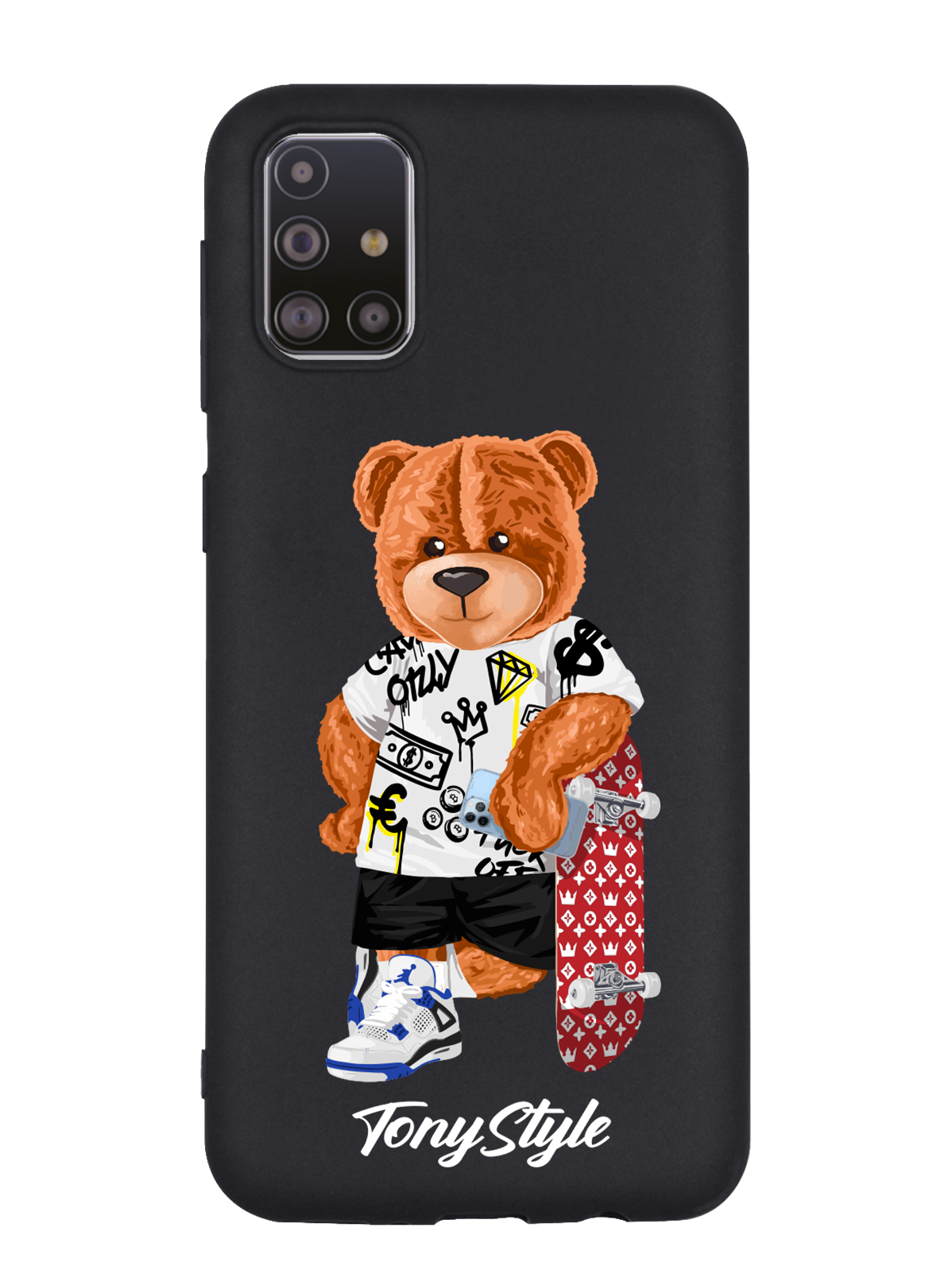 

Чехол Tony Style Samsung Galaxy M31S Tony Style со скейтом, Коричневый;черный;красный, Samsung Galaxy M31S Tony Style со скейтом