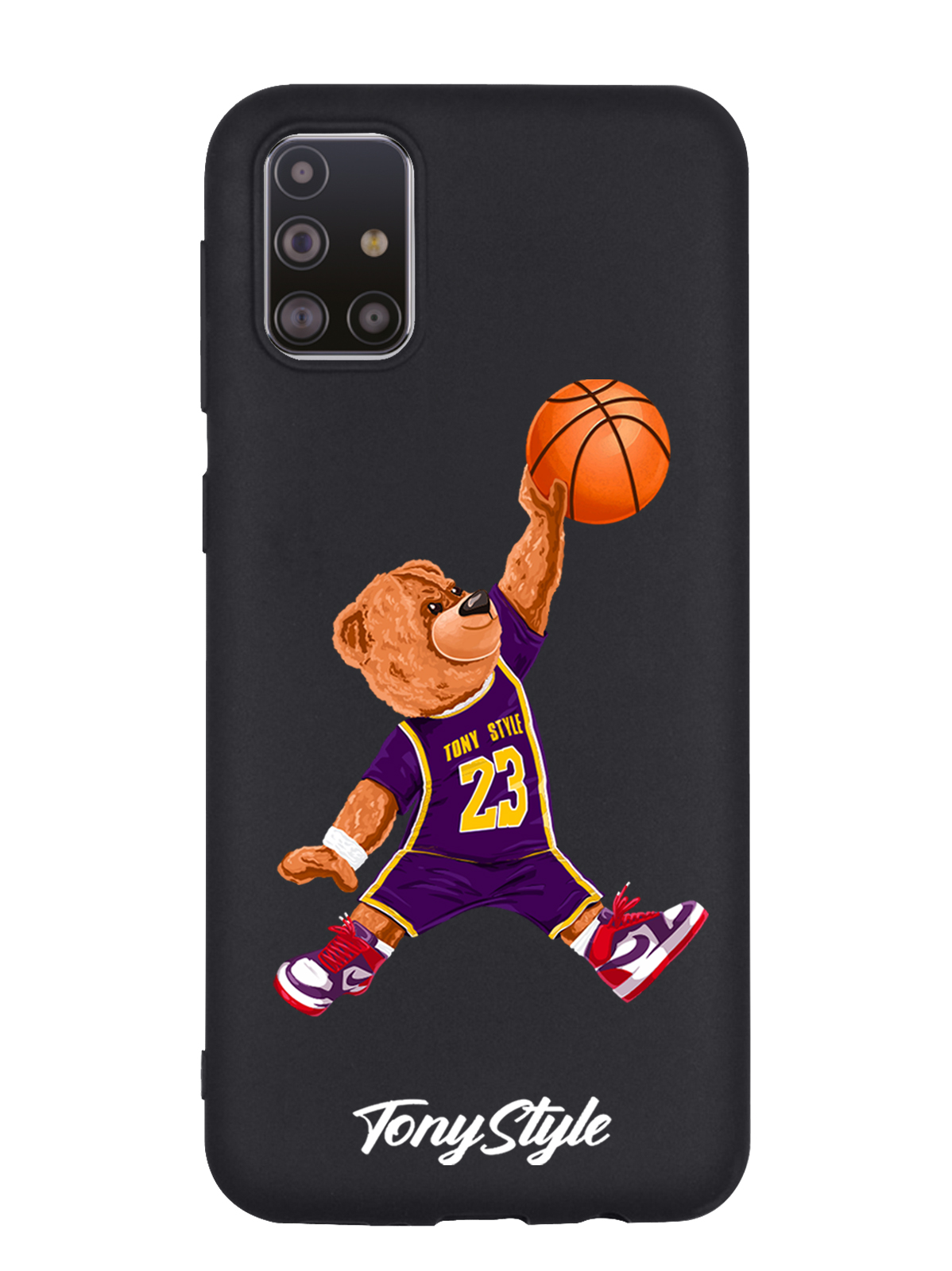 

Чехол Tony Style Samsung Galaxy M31S Tony Style баскетболист с мячом, Фиолетовый;коричневый;желтый;оранжевый, Samsung Galaxy M31S Tony Style Джордан Jordan