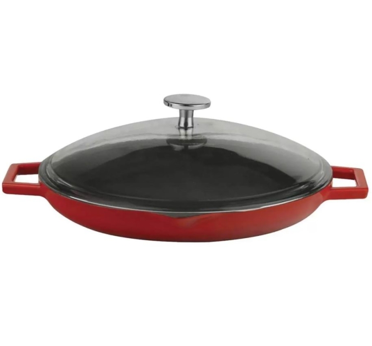 Сковорода для жарки / гриля, 26 см. красного цвета Lava