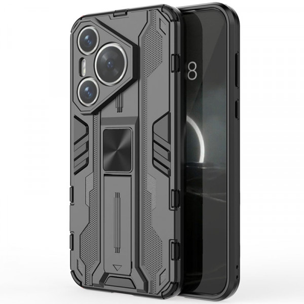 

Чехол-подставка RosCase Galvatron для Huawei Pura 70, Черный