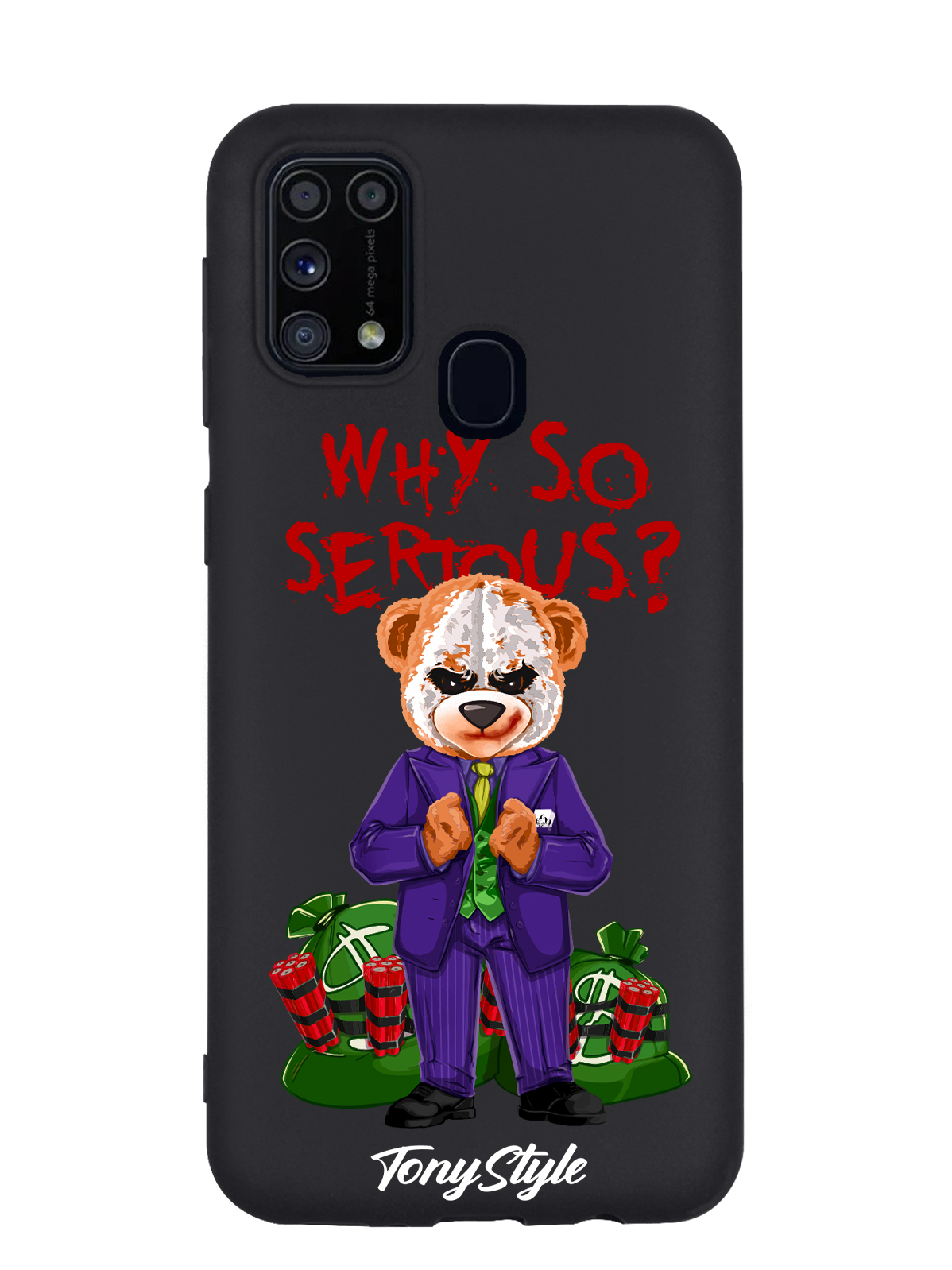 

Чехол Tony Style Samsung Galaxy M31 Tony Style Джокер Joker Why so serious, Samsung Galaxy M31 Tony Style Джокер Joker Why so serious