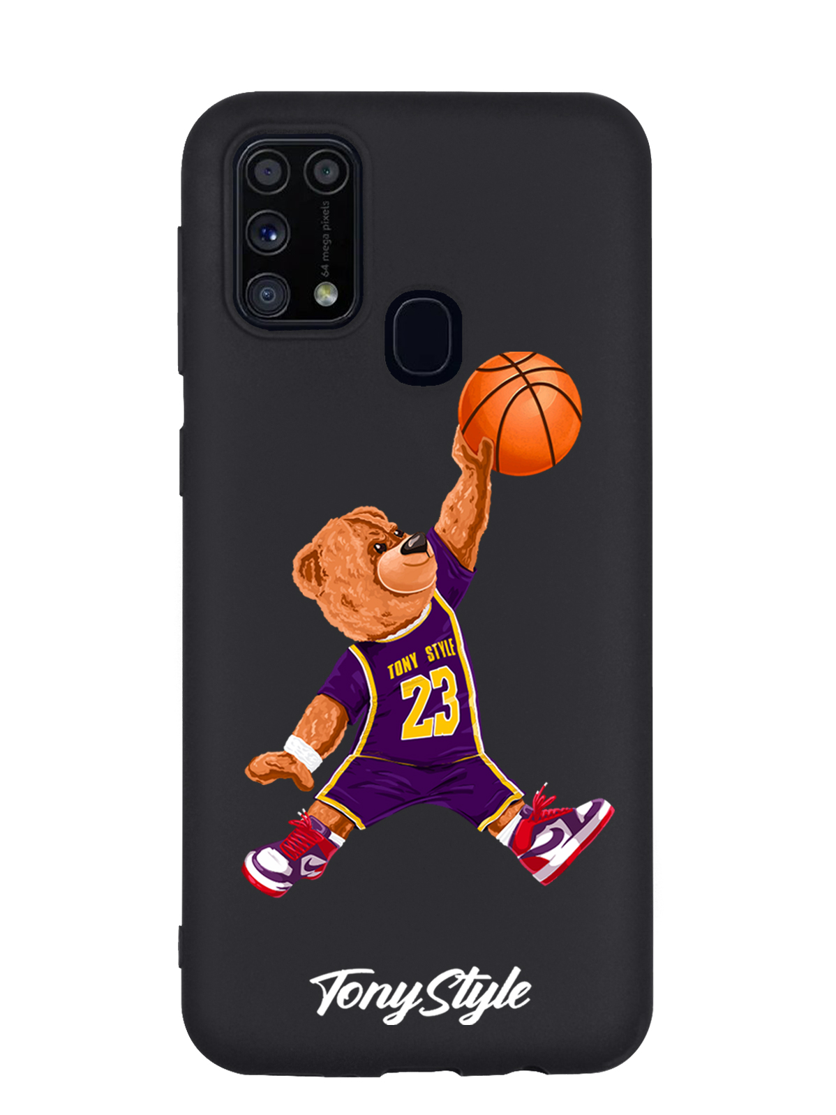 Чехол Tony Style Samsung Galaxy M31 Tony Style баскетболист с мячом
