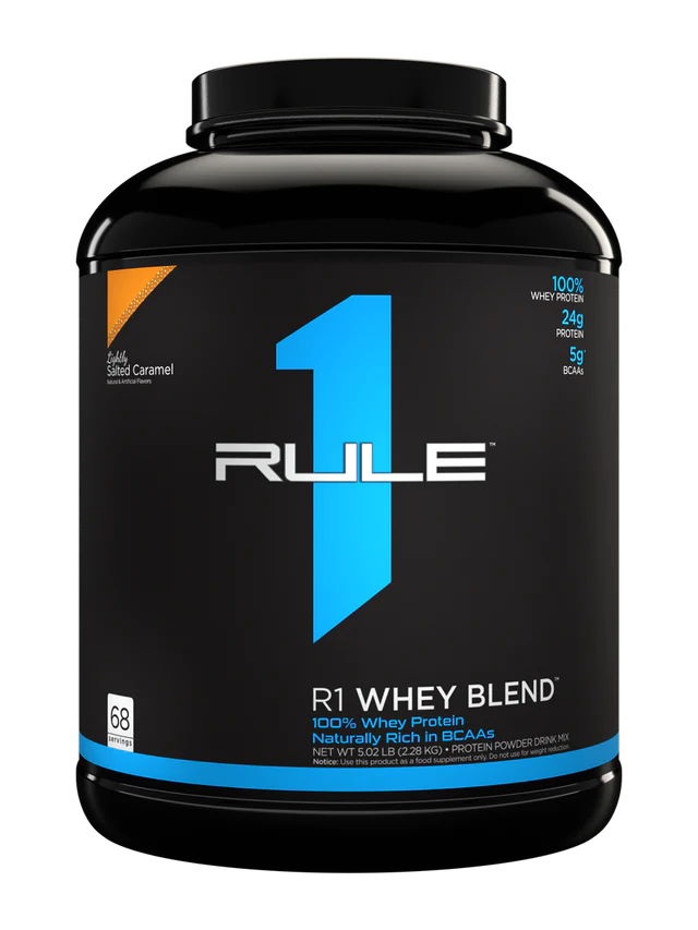 Протеин Rule One Proteins R1 Whey Blend, 2310 г, lightly salted caramel