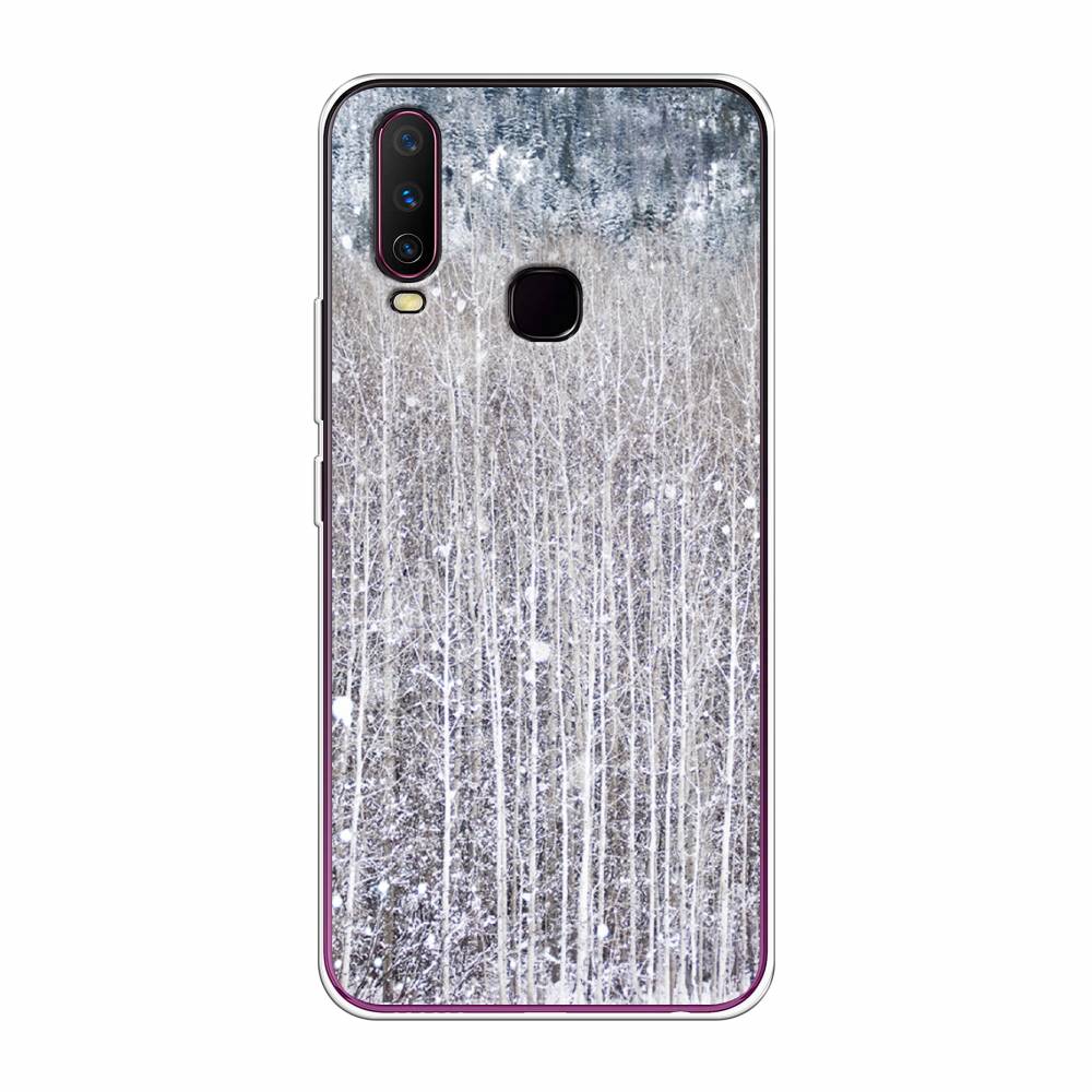 

Чехол для Vivo Y12/Y17 "Снежный лес", Бежевый;серый;белый, 261750-5