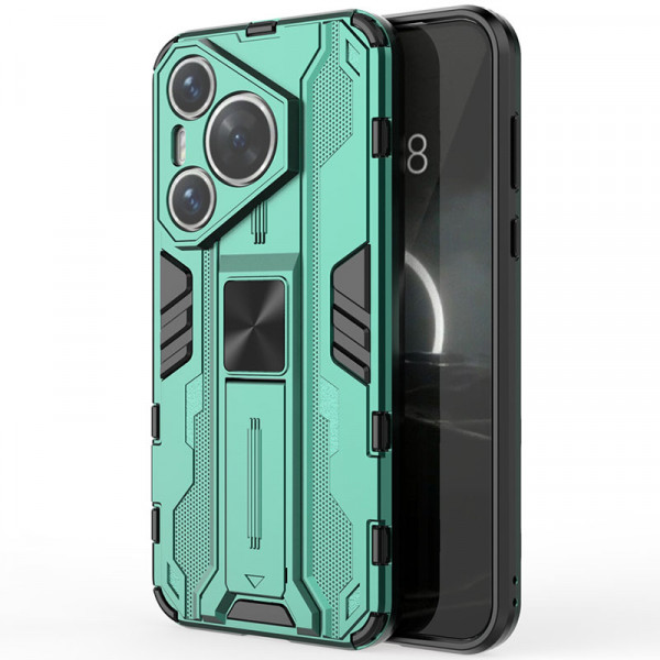 

Чехол-подставка RosCase Galvatron для Huawei Pura 70, Зеленый
