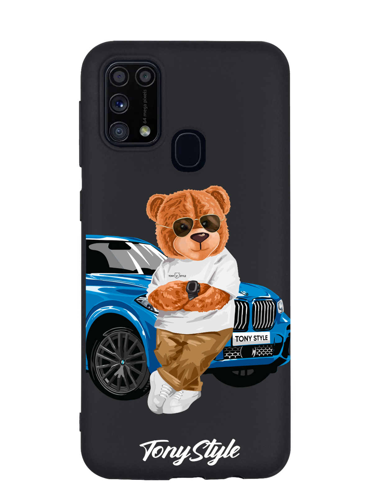 

Чехол Tony Style Samsung Galaxy M21 Tony Style с машиной, Голубой;коричневый;белый, Samsung Galaxy M21 Tony Style с машиной