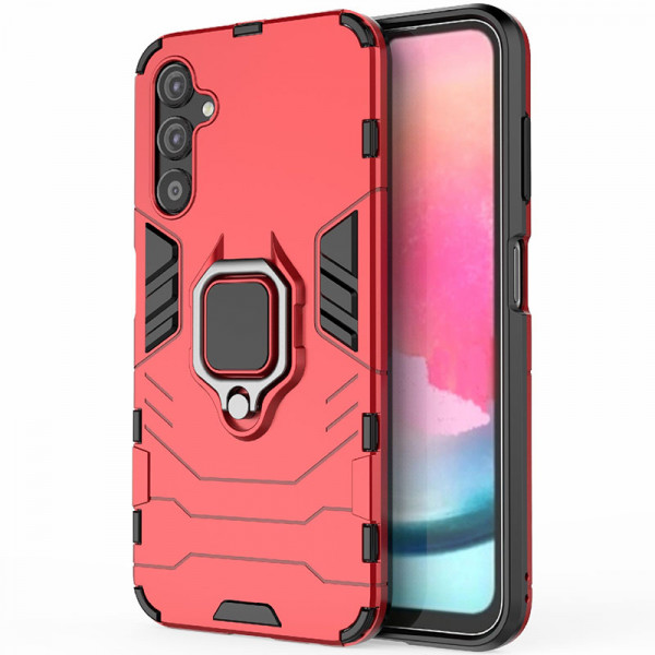 

Чехол RosCase Transformer Ring для Samsung Galaxy A25, Красный