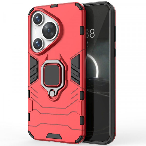 

Чехол RosCase Transformer Ring для Huawei Pura 70, Красный