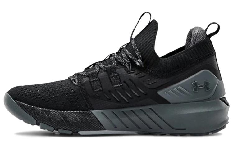 

Кроссовки унисекс Under Armour Project Rock 3 черные 41 EU, Черный, Project Rock 3