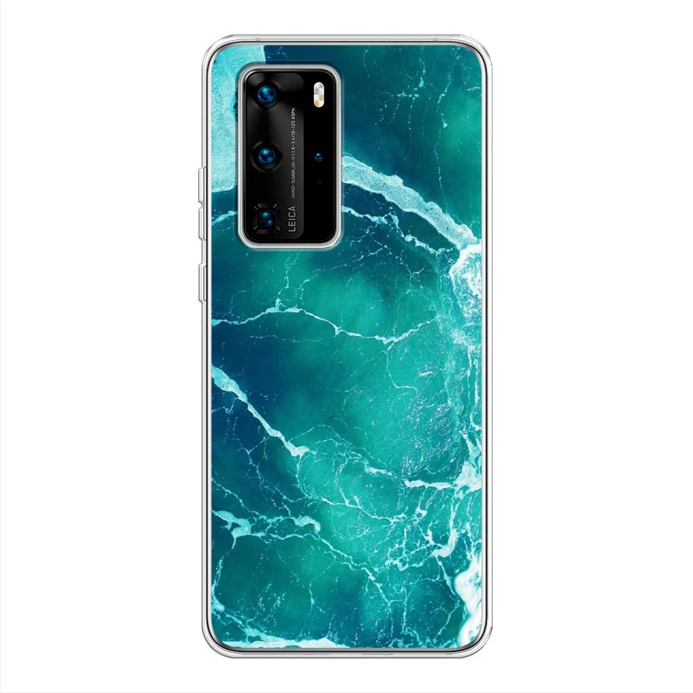 

Чехол Awog на Huawei P40 Pro "Изумрудный океан", Голубой;синий, 610950-4