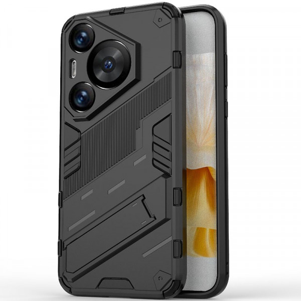 

Чехол-подставка RosCase Megatron для Huawei Pura 70 Pro / 70 Pro Plus, Черный