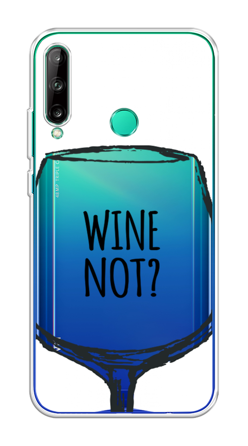 

Чехол на Huawei P40 Lite E "Wine not white", Белый, 612450-6