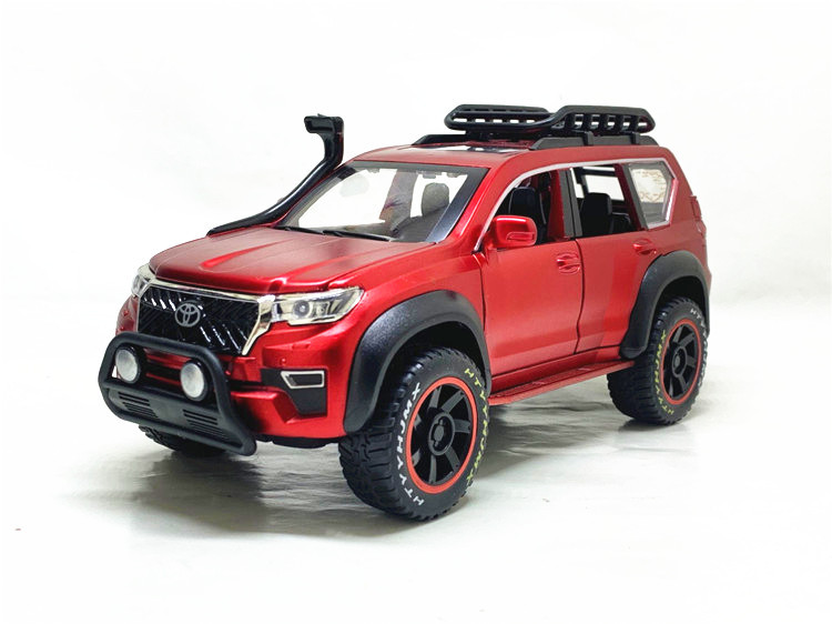 

Машинка металлическая XPX Toyota Prado красный, Toyota Prado