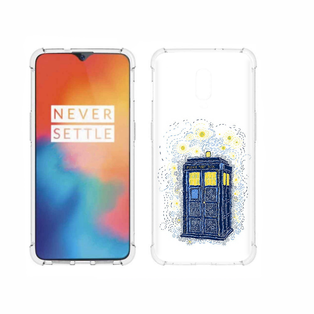 

Чехол MyPads Tocco для OnePlus 6T будка рисунок, Прозрачный, Tocco