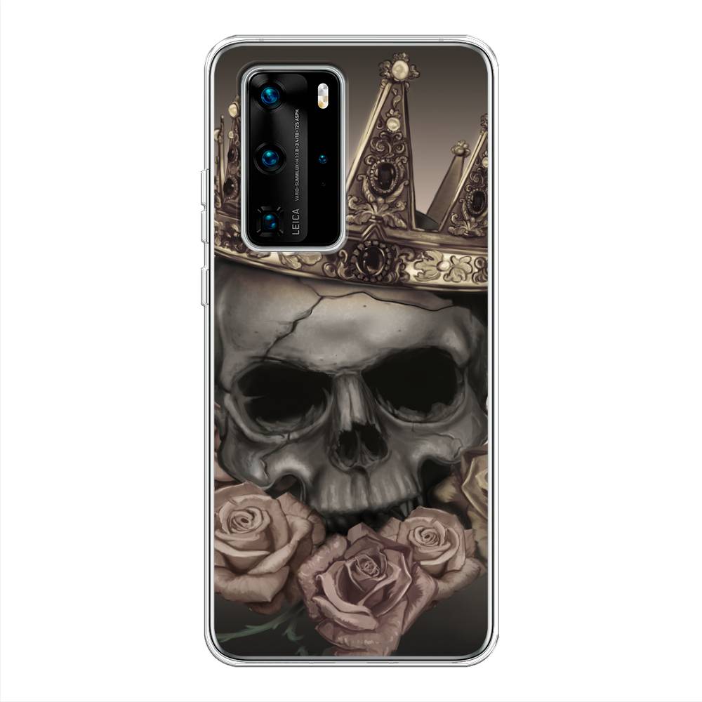 

Чехол Awog на Huawei P40 Pro "Череп 22", Серый;черный;бежевый, 610950-9
