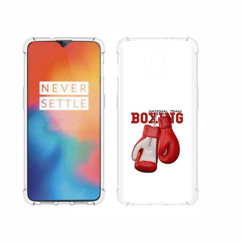 

Чехол MyPads Tocco для OnePlus 6T боксерские перчатки, Прозрачный, Tocco
