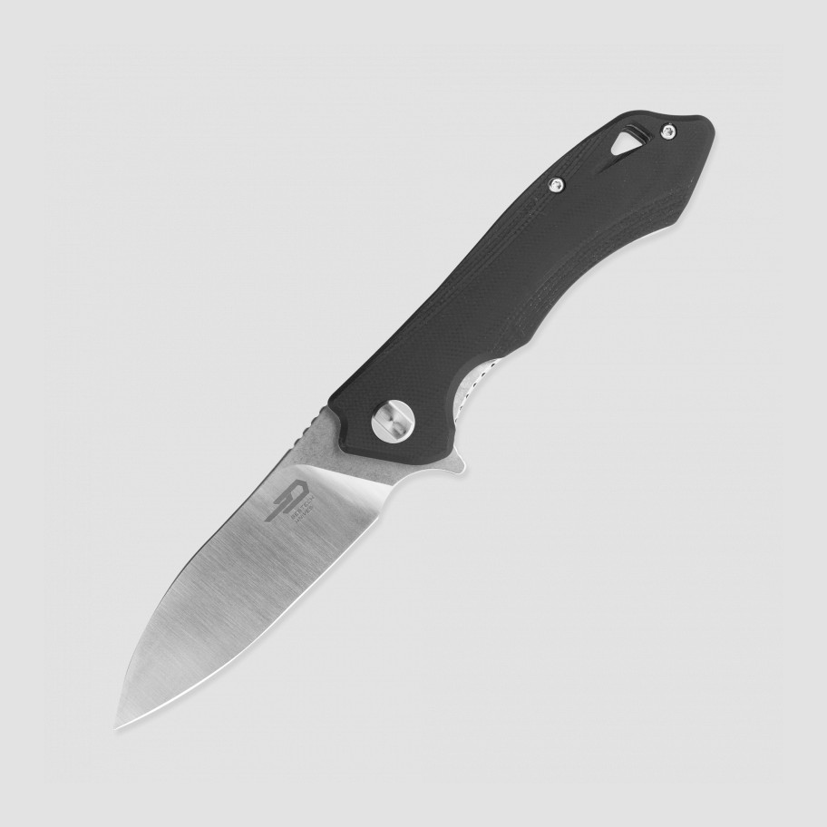Нож складной BESTECH KNIVES, Beluga, длина клинка 7,5 см, черный