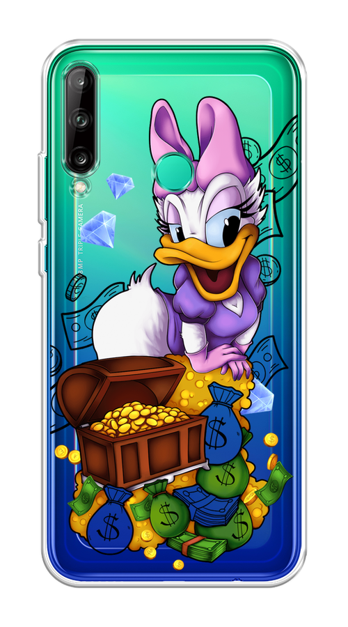 

Чехол на Huawei P40 Lite E "Rich Daisy Duck", Коричневый;белый;фиолетовый, 612450-6
