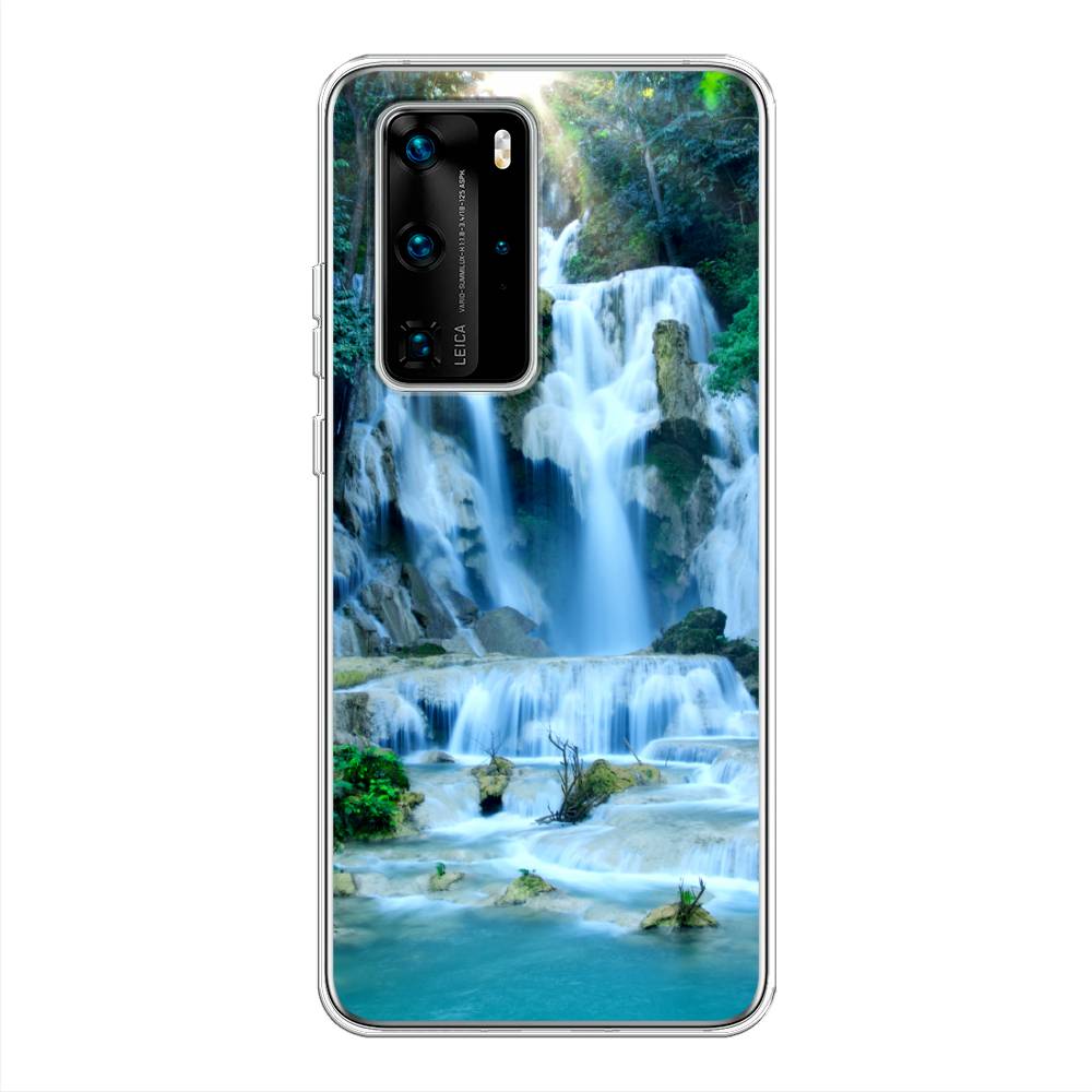 

Чехол Awog на Huawei P40 Pro "Водопад 8", Голубой;зеленый, 610950-4