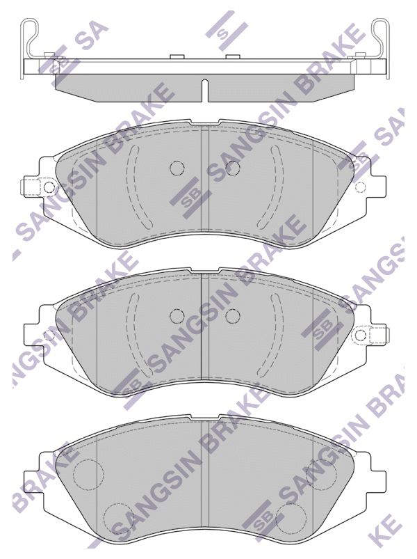 

Колодки передние CHEVROLET LACETTI, DAEWOO ESPERO GP1159