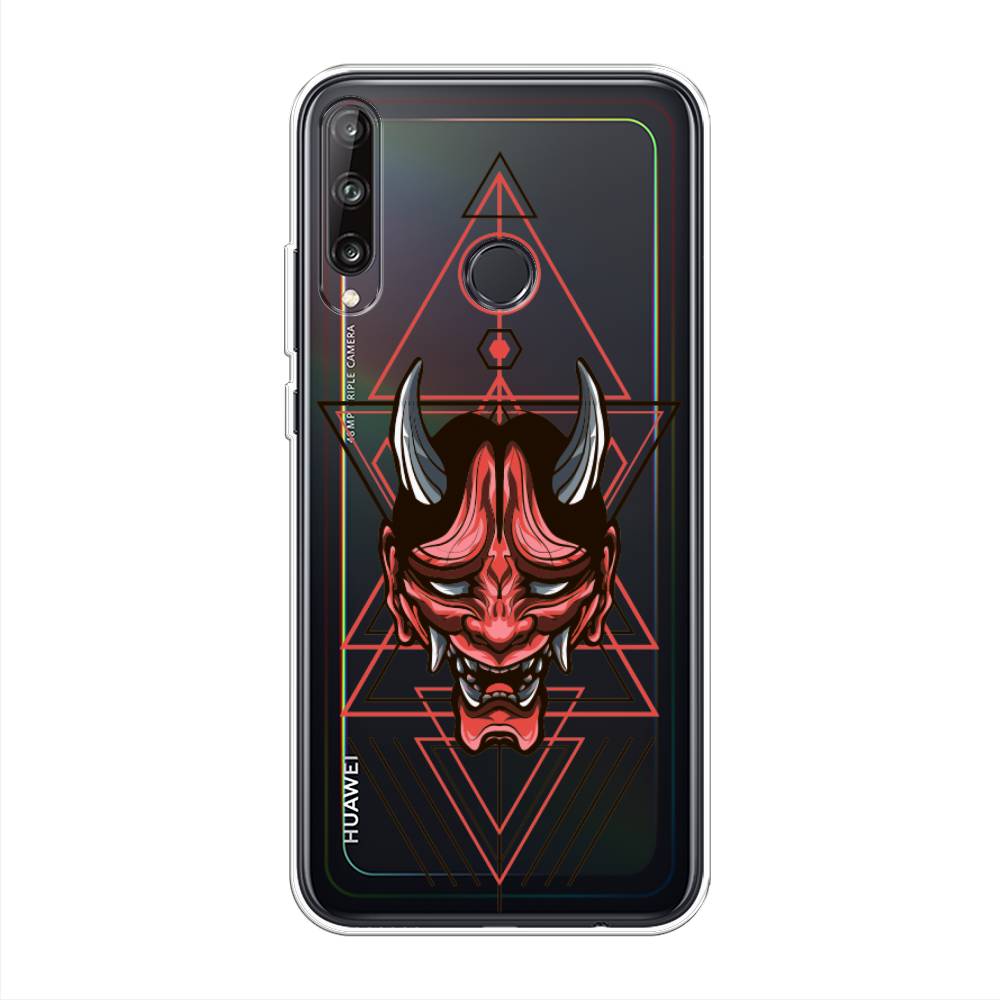 

Чехол на Huawei P40 Lite E "Hanya Oni mask", Серый;красный;черный, 612450-4