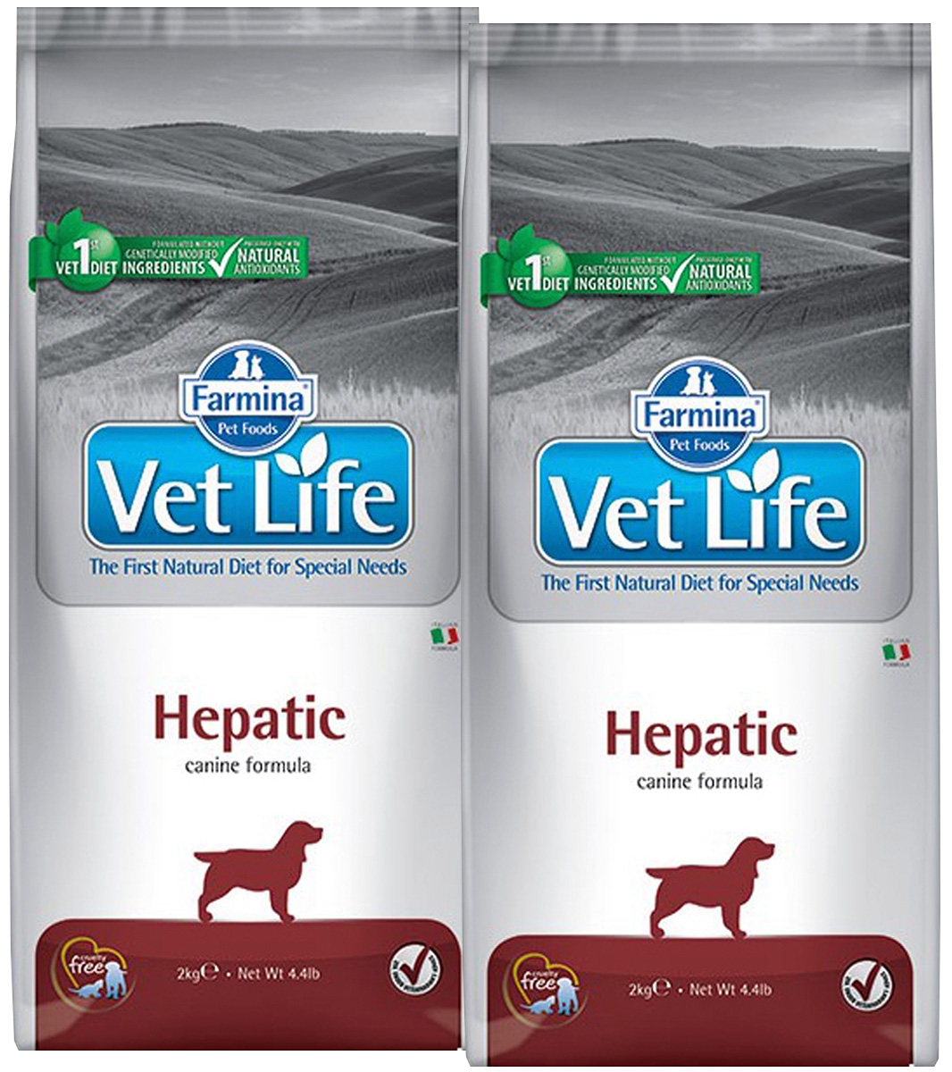 

Сухой корм для собак Farmina VET LIFE HEPATIC рыба 2шт по 2кг
