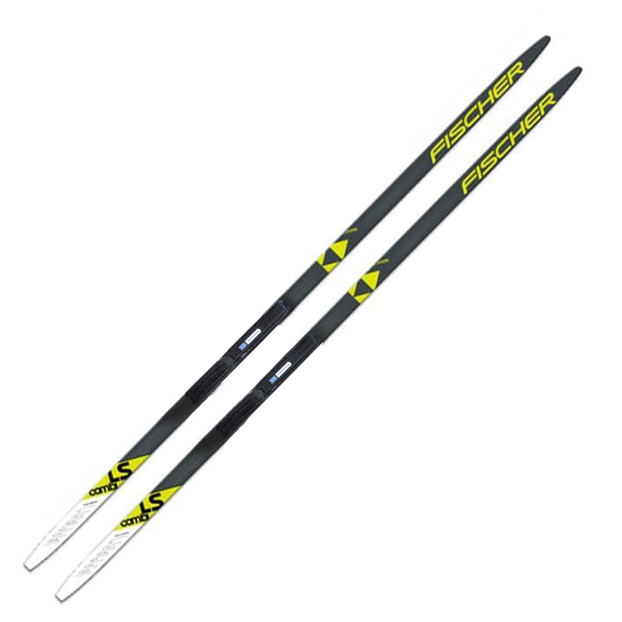 фото Беговые лыжи fischer ls combi ifp 2020, черные/желтые/белые, 202 см