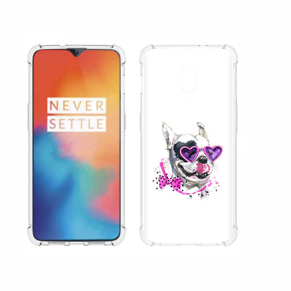 

Чехол MyPads Tocco для OnePlus 6T акварельный пёс, Прозрачный, Tocco