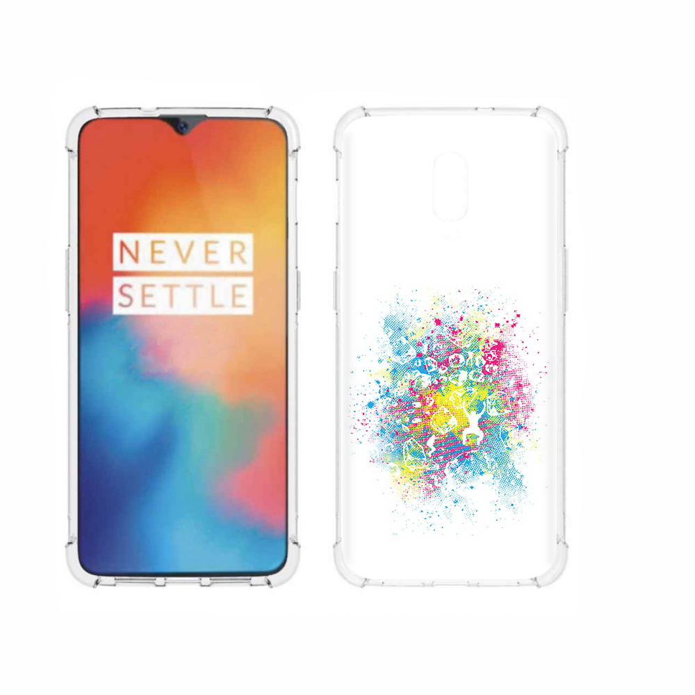 

Чехол MyPads Tocco для OnePlus 6T акварель абстракция, Прозрачный, Tocco