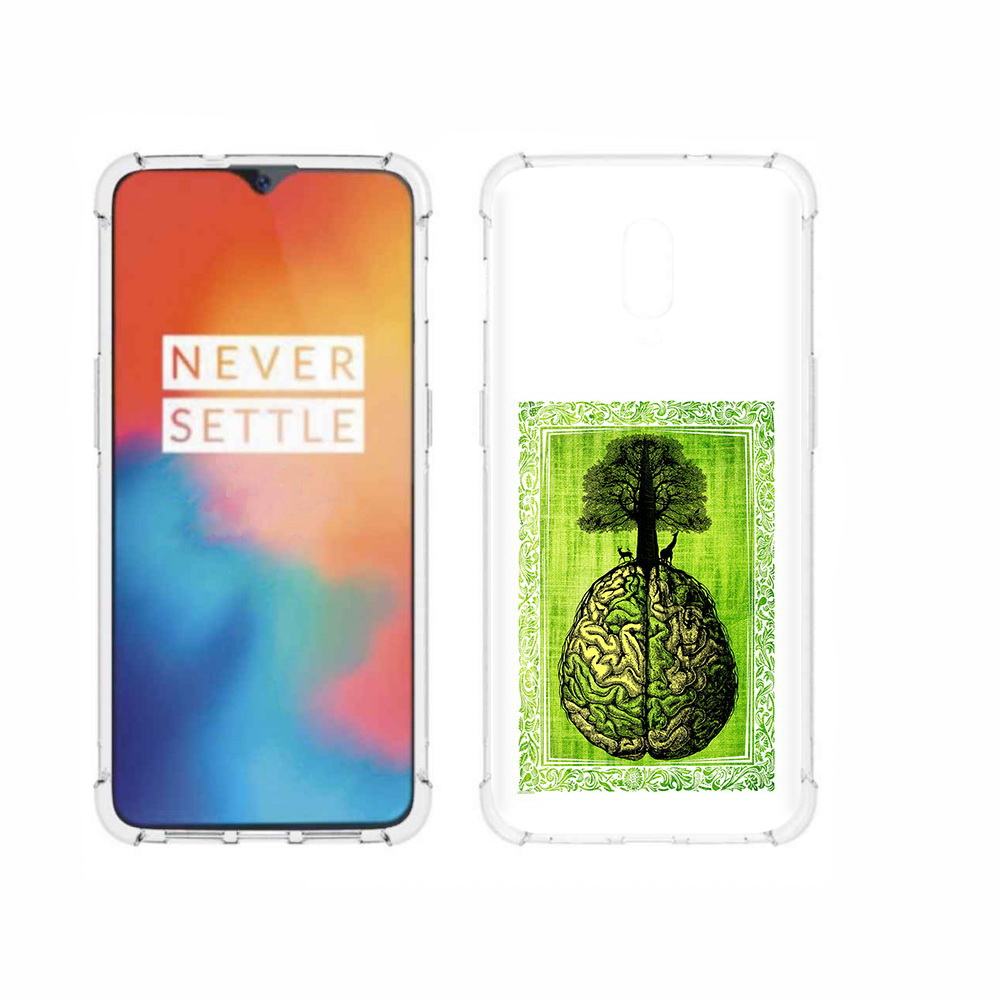 

Чехол MyPads Tocco для OnePlus 6T абстракция здоровый мозг, Прозрачный, Tocco