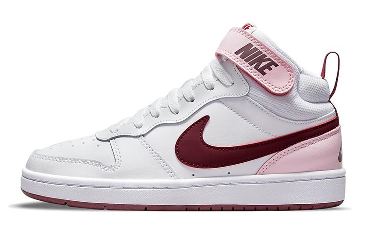 

Кеды унисекс Nike Court Borough Mid 2 GS белые 36 EU, Белый, Court Borough Mid 2 GS