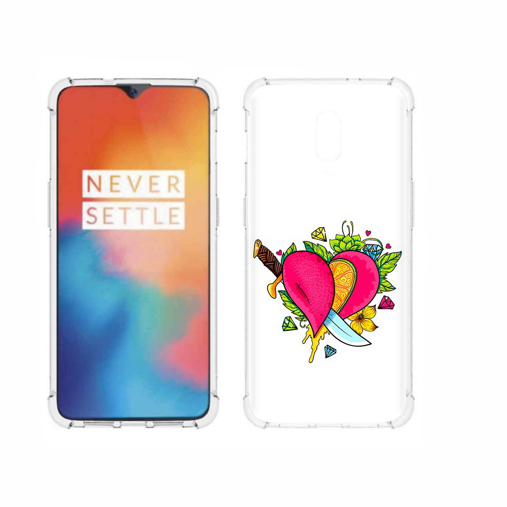 

Чехол MyPads Tocco для OnePlus 6T Фруктовое сердце, Прозрачный, Tocco