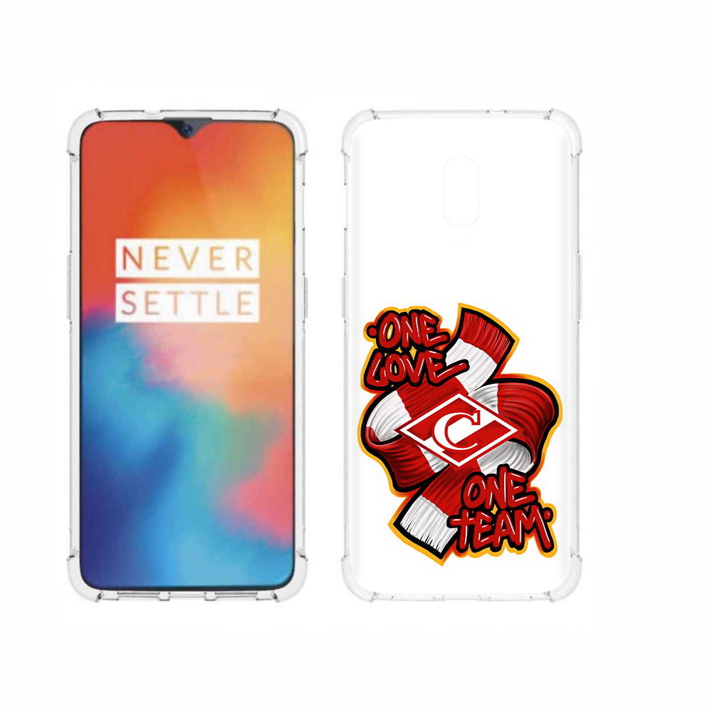 

Чехол MyPads Tocco для OnePlus 6T ФК спарак 1 любовь, Прозрачный, Tocco