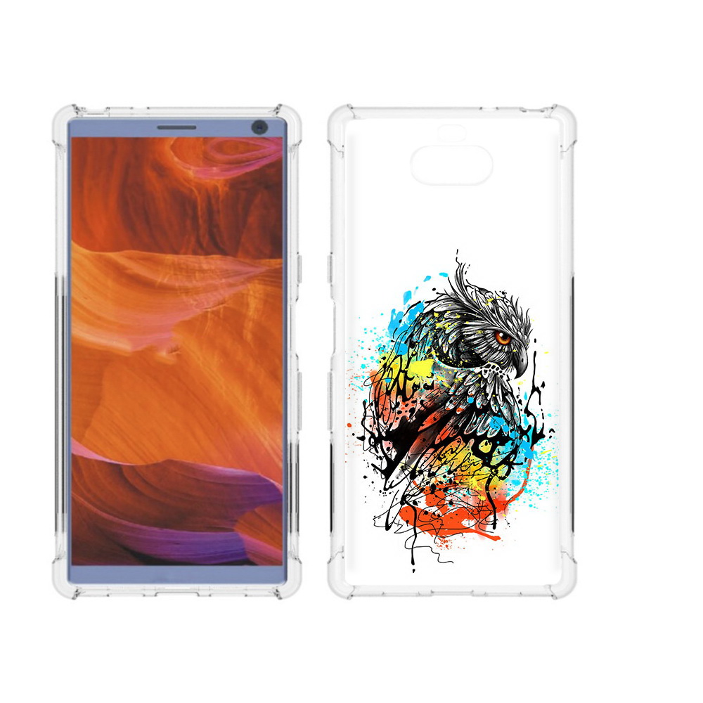 

Чехол MyPads Tocco для Sony Xperia 10 Plus Творческая сова, Прозрачный, Tocco