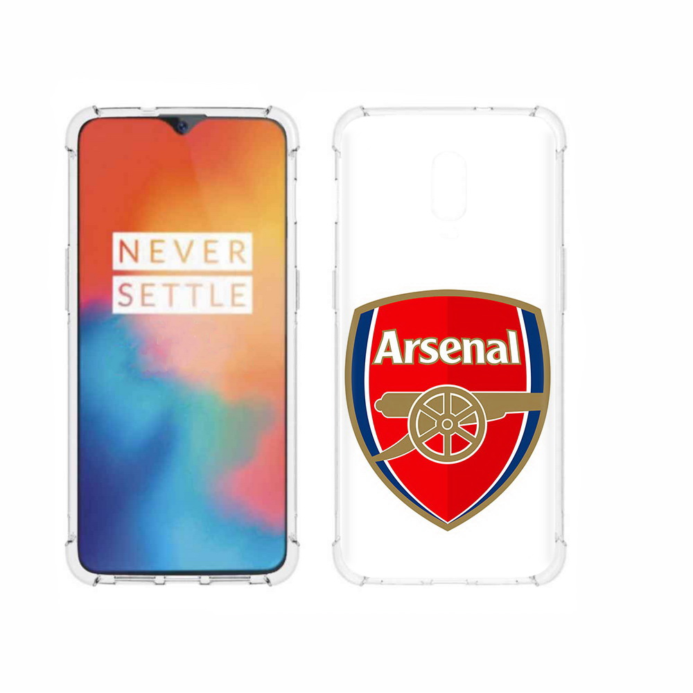 

Чехол MyPads Tocco для OnePlus 6T ФК Арсенал логотип, Прозрачный, Tocco