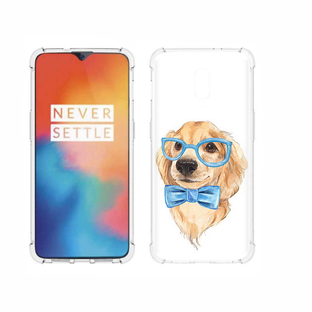 

Чехол MyPads Tocco для OnePlus 6T Собака интеллигент, Прозрачный, Tocco