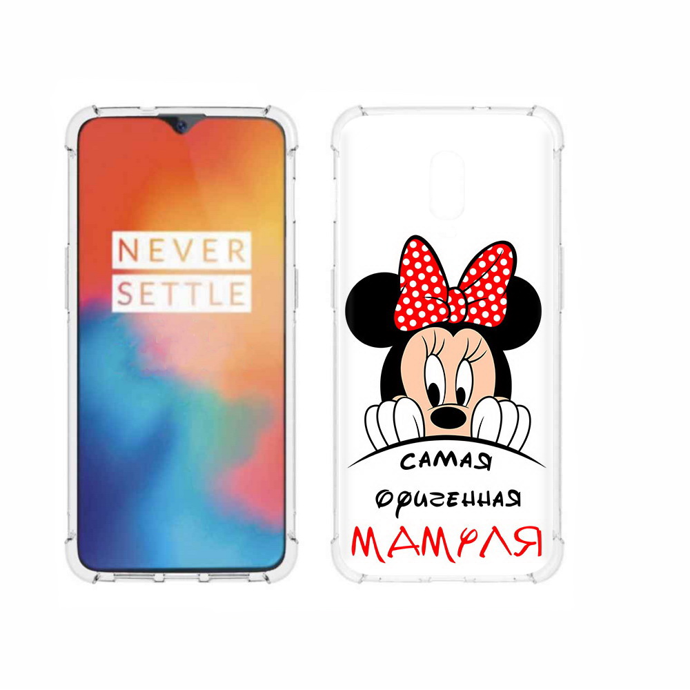 

Чехол MyPads Tocco для OnePlus 6T Самая лучшая мамуля Мини Маус, Прозрачный, Tocco