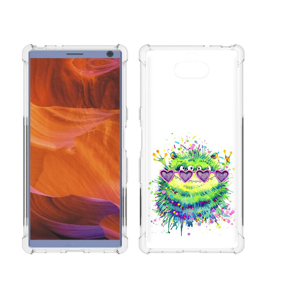 

Чехол MyPads Tocco для Sony Xperia 10 Plus Пушистый персонаж, Прозрачный, Tocco