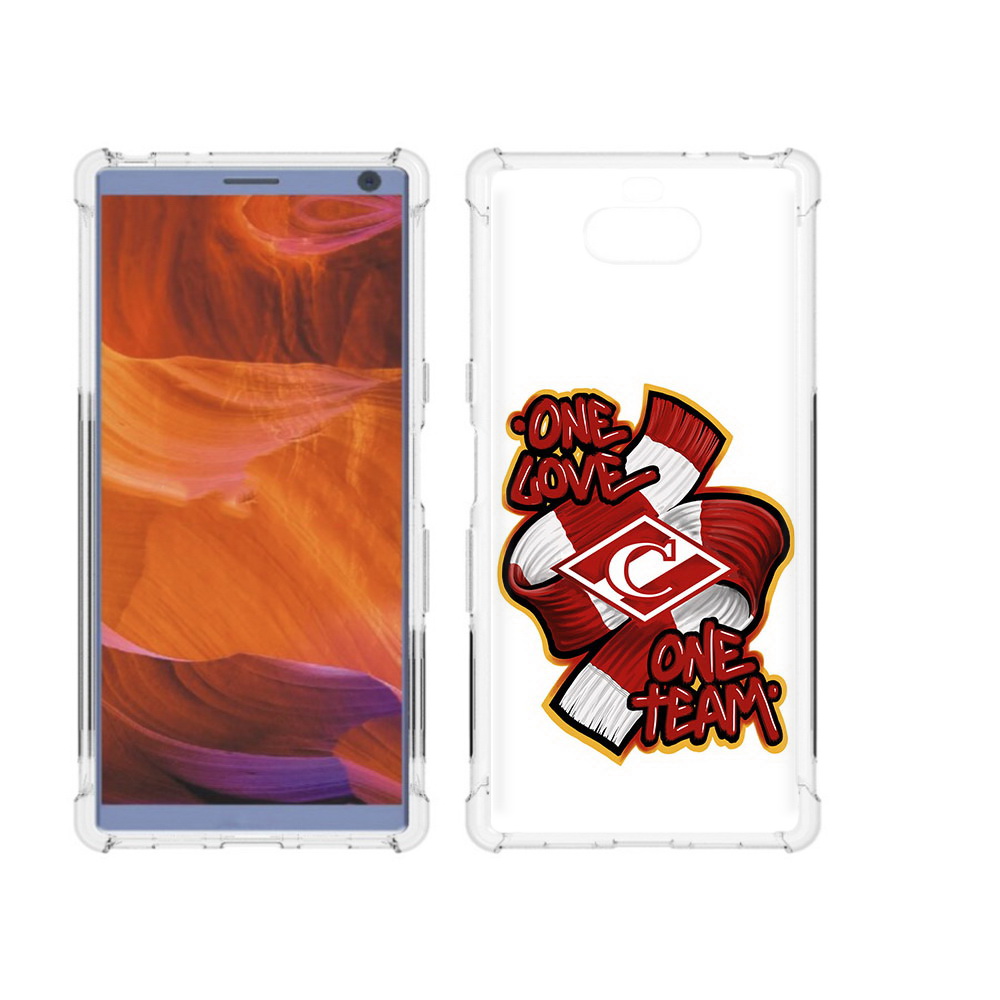 

Чехол MyPads Tocco для Sony Xperia 10 Plus Одна любовь-Спартак, Прозрачный, Tocco