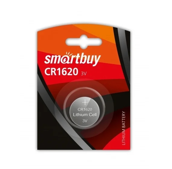 

SMARTBUY Батарейка Smartbuy CR1620 (блистер 1 шт)
