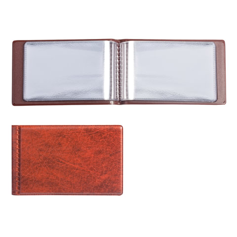 

Комплект визитниц ДПС У235605 коричневый, 10 шт, У235605