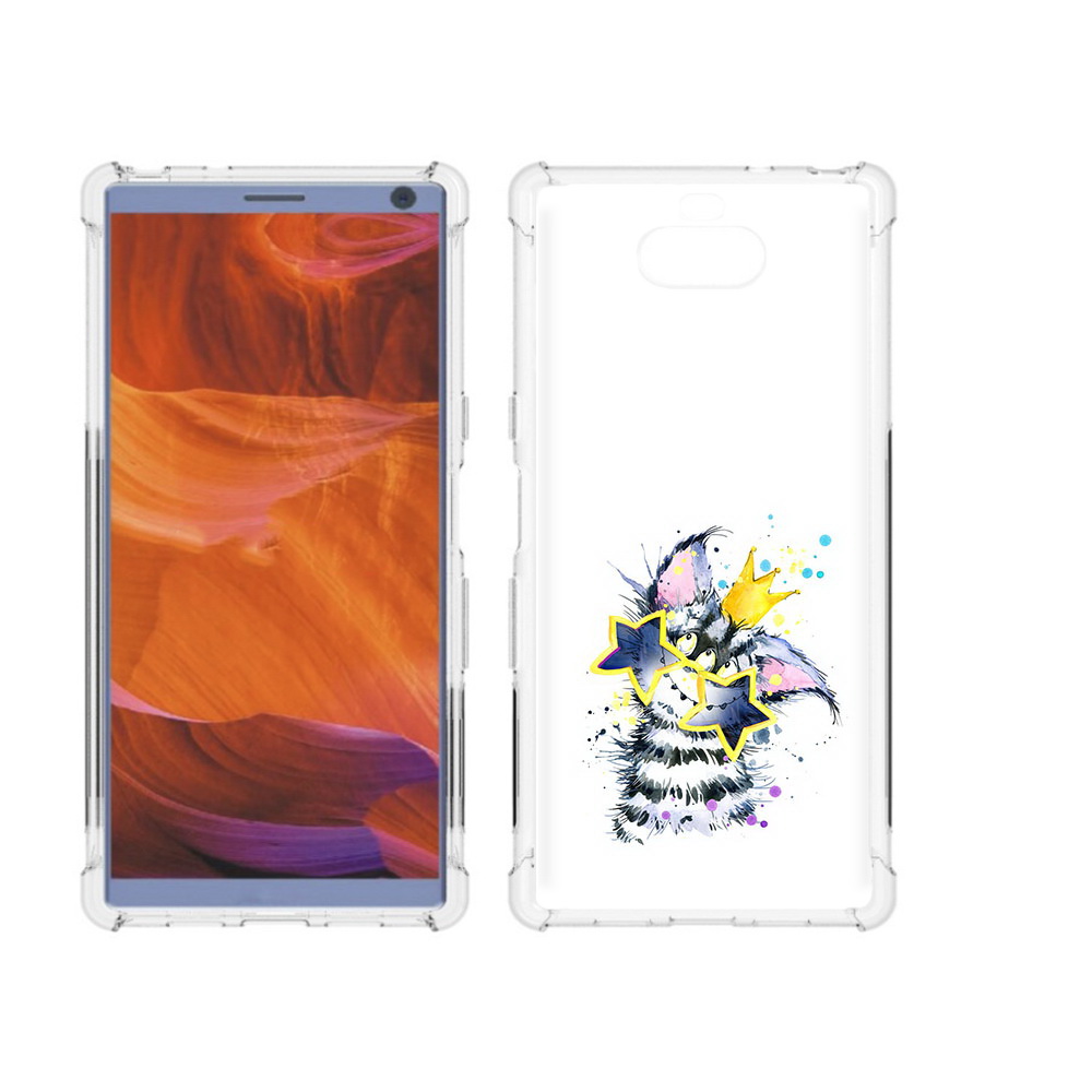 

Чехол MyPads Tocco для Sony Xperia 10 Plus Мартовский Нуся, Прозрачный, Tocco