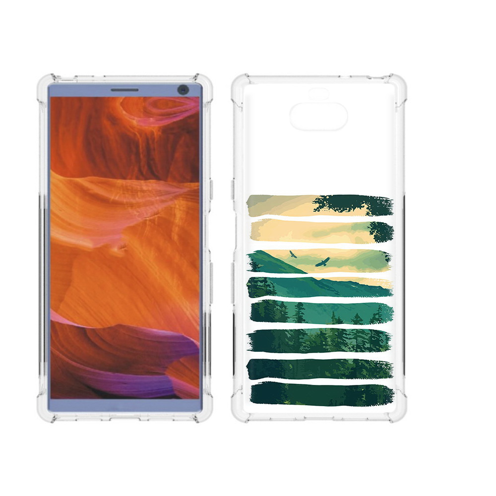 

Чехол MyPads Tocco для Sony Xperia 10 Plus Лесная чаща, Прозрачный, Tocco